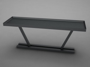 modern dining room buffet table 04 Modèle 3D