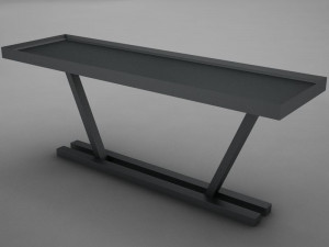 modern dining room buffet table 04 Modèle 3D