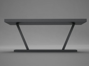 modern dining room buffet table 04 Modèle 3D