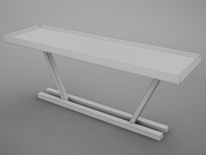 modern dining room buffet table 04 Modèle 3D