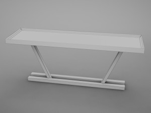 modern dining room buffet table 04 Modèle 3D