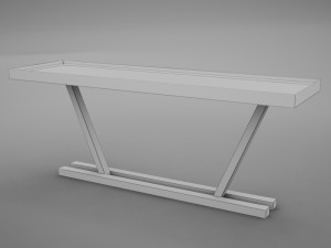 modern dining room buffet table 04 Modèle 3D