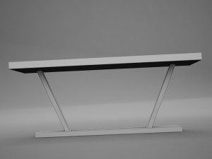 modern dining room buffet table 04 Modèle 3D
