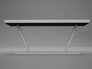 modern dining room buffet table 04 Modèle 3D