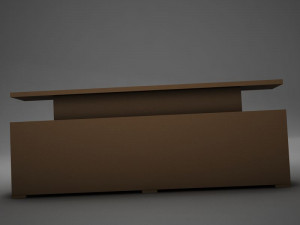 modern dining room buffet table 3 3D Модель