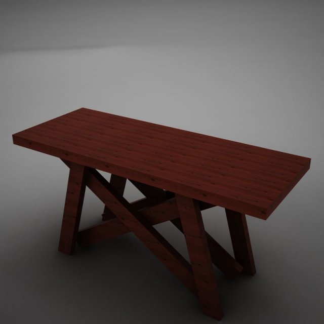 high def dining room buffet table Modello 3D .c4d .max .obj .3ds .fbx .stl .blend 