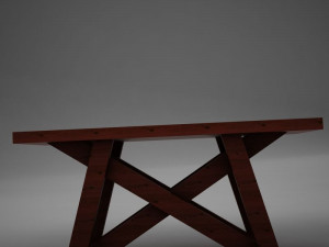 high def dining room buffet table Modello 3D