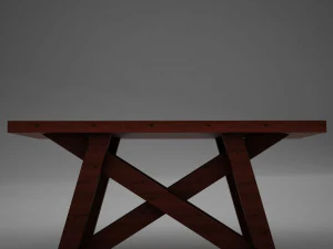 high def dining room buffet table 3D Model