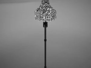 오래된 램프 3D 모델