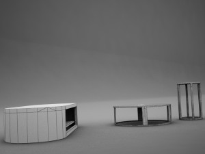 wood coffe table collection Modelo 3D
