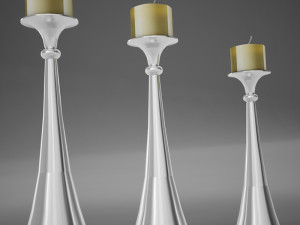 candles modern 3D Model