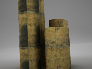 square bottles 3D Model