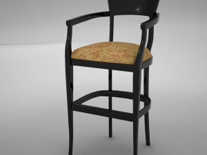 bar chair 3 3D Model