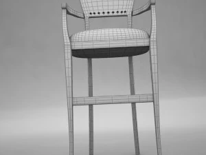 bar chair 3 3D Model