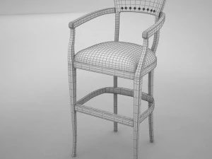bar chair 3 3D Model