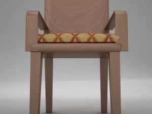 bar chair 2 3D Model