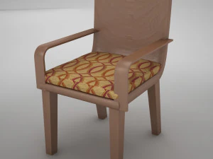 bar chair 2 3D Model