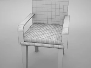 bar chair 2 3D Model
