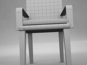 bar chair 2 3D Model