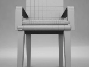 bar chair 2 3D Model
