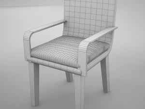 bar chair 2 3D Model