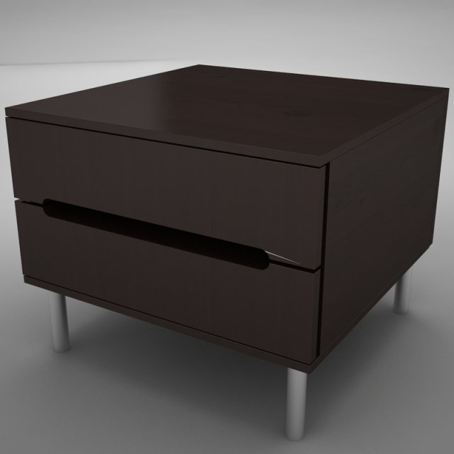 night table modern 3 Modelo 3D .c4d .max .obj .3ds .fbx .stl .blend 