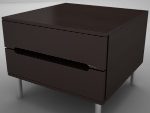 night table modern 3 3D मॉडल
