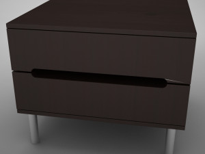 night table modern 3 Modelo 3D