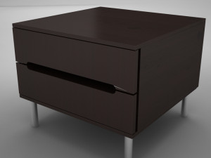 night table modern 3 Modelo 3D
