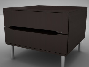 night table modern 3 Modelo 3D