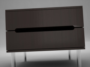 night table modern 3 Modelo 3D