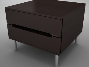 night table modern 3 Modelo 3D