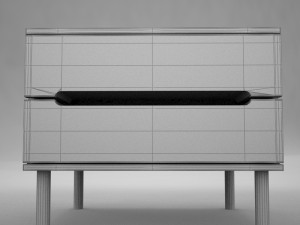 night table modern 3 Modelo 3D