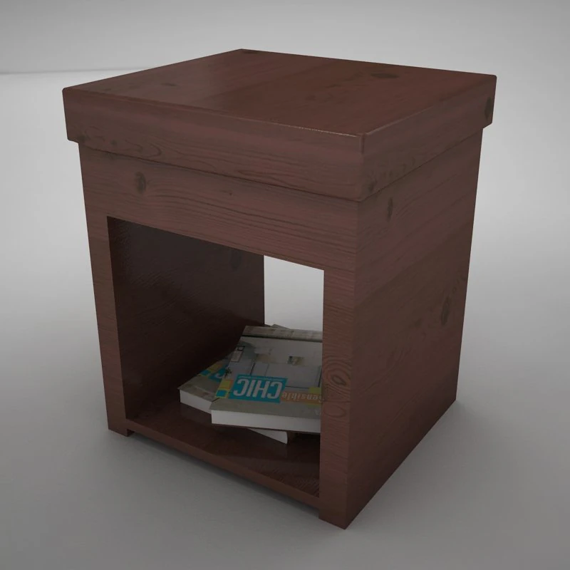 night table 3D Model .c4d .max .obj .3ds .fbx .stl .blend 