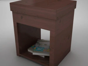 Nachttisch 3D Modell