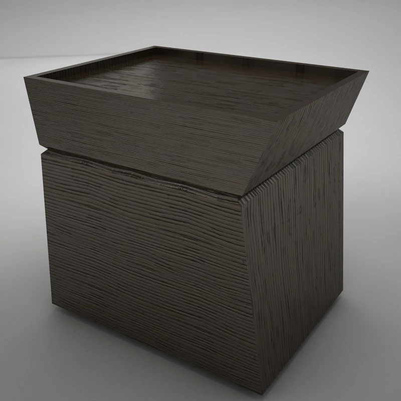 modern night table 1 3D Model .c4d .max .obj .3ds .fbx .stl .blend 