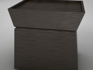 modern night table 1 3D 모델