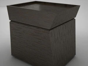 modern night table 1 3D Model