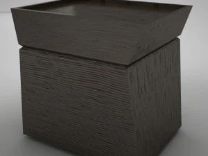 modern night table 1 3D Model