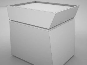 modern night table 1 3D Model