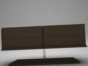modern night table 2 Model 3D