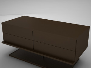 modern night table 2 Model 3D