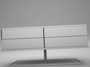 modern night table 2 3D Model
