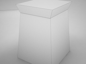 modern night table 3D मॉडल