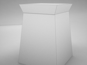 modern night table 3D मॉडल