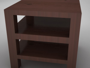 coffe table square 2 3D-Modell
