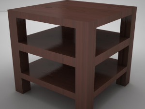 coffe table square 2 3D-Modell