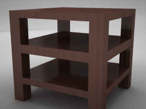 coffe table square 2 3D-Modell