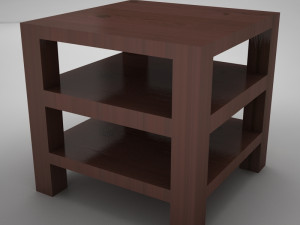 coffe table square 2 3D-Modell