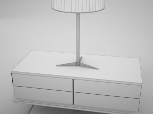 lamp table Modello 3D